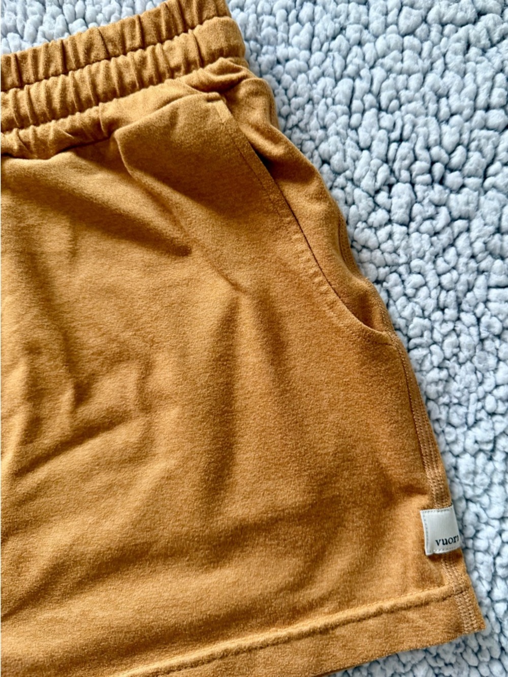 Bundle! Vuori Halo - Women's Athletic Drawstring Shorts in Rust and Mustard - Picture 4 of 12